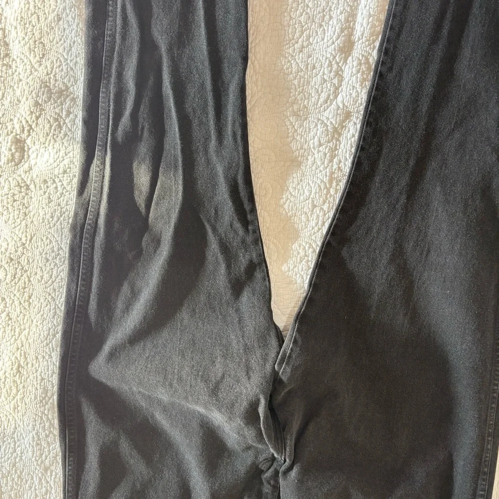 Vintage Made in USA Wrangler Black Jeans High Rise Straight Leg Men’s 40x30 - Picture 8 of 12